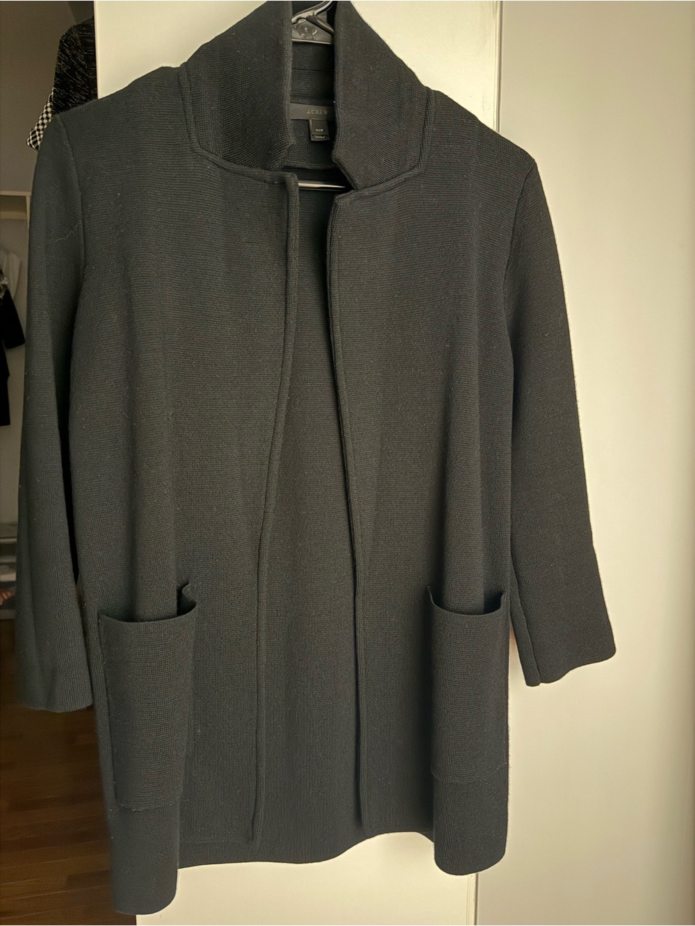 J.Crew Cardigan Blazer with Standing Collar
